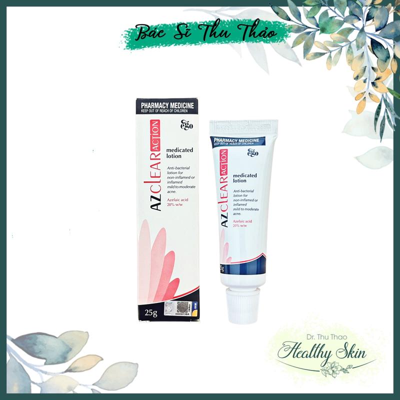 [25g] KEM DÀNH CHO DA MỤN THÂM AZCLEAR (AZELAIC ACID 20%)