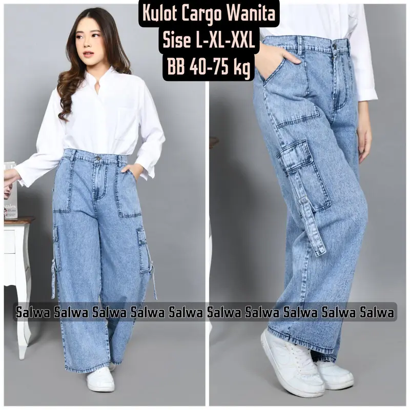 by aufar KULOT CARGO KOREN STYLE WANITA DEWASA MUAT BB 40-80 4