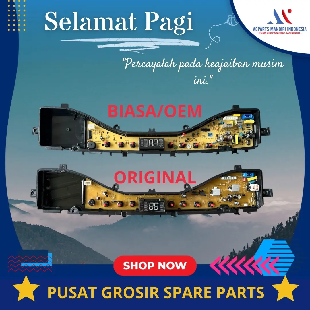 POLYTRON 9.0kg PAW90517, Modul pcb mesin cuci Top Loading