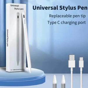 Stylus Universal, dengan Pensel  dan Penderia Ketinggian dan Tekanan, Sesuai untuk Tablet, Telefon Bimbit, iPad, Huawei, Lenovo, Samsung, Xiaomi, Serasi dengan Semua Telefon Bimbit pencil type pen Peranti Sentuh