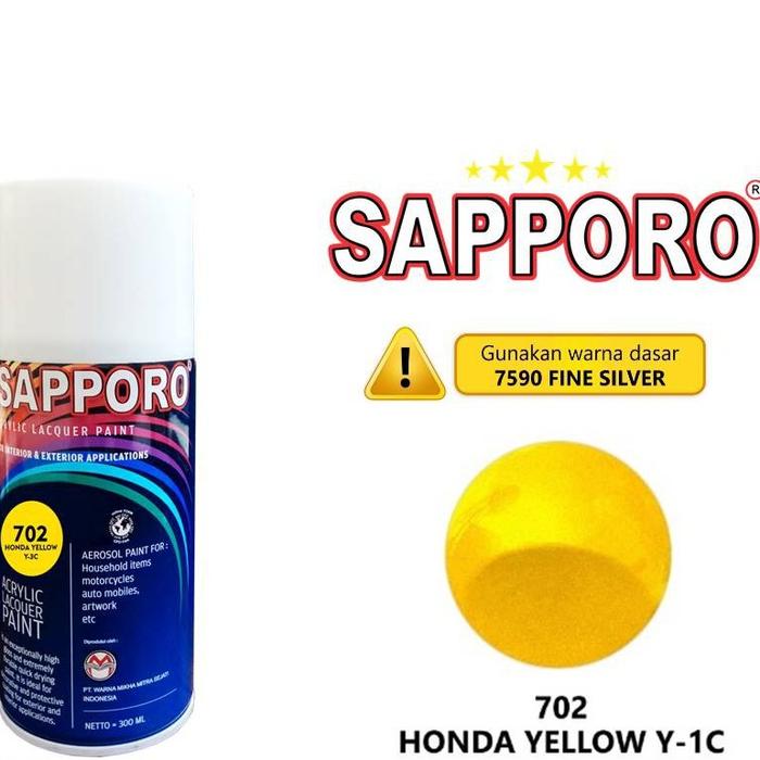 Promo Sapporo Spray 702 Honda Yellow Y-1C 300 ml - Jakarta Pusat ...