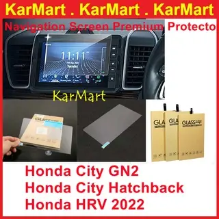 Honda City 2020 - 2025 City Hatchback HRV 2022 - 2025 Head Unit Navigation Screen Protector Tempered Glass Premium Class