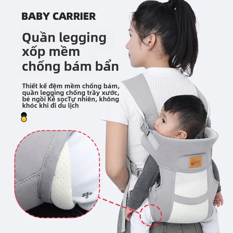 Dây Đeo Vai Cho Em Bé Dụng Cụ Hữu Ích, Cầm Trước Ngang, Cho Trẻ Sơ Sinh Và Trẻ Sơ Sinh, Sử Dụng Hai Mặt Trước Và Sau, Đơn Giản Và Nhẹ, Đa Năng 3