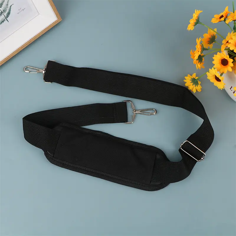 Dây Đeo Túi Nylon Màu Đen Dành Cho Nam Giới Dây Đeo Vai Mạnh Thích Hợp Cho Túi Xách Túi Đựng Máy Tính Xách Tay Thắt Lưng Phụ Kiện Túi Dây Đeo Túi Dài Bag 3