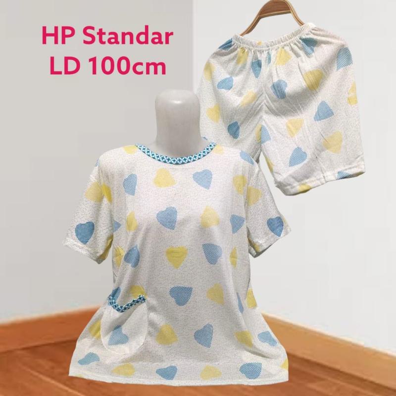 Product Introduction of BabyDoll Wanita Dewasa Hotpant Standar Celana Pendek LD 100Cm Motif Bordil Kaos 2