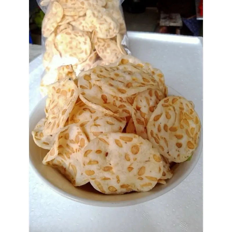 Keripik Tempe Sagu Original 1/4 Kg Makanan Ringan Camilan Kripik Enak Gurih
