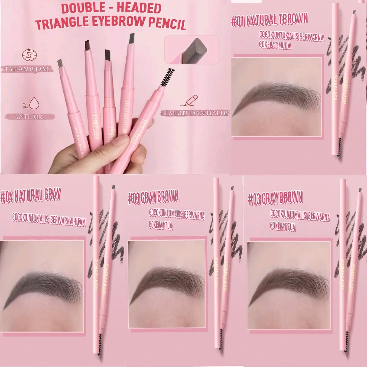 BPOM EYEBROW MATIC BENTUK SEGITIGA