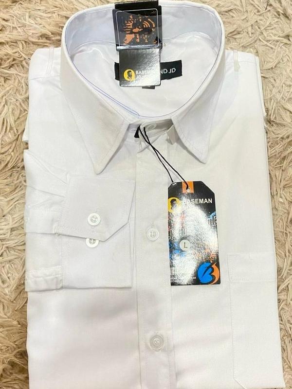 Kemeja Kantor Lengan Panjang Bahan Katun Toyobo Premium (Bahan Tebal) 4