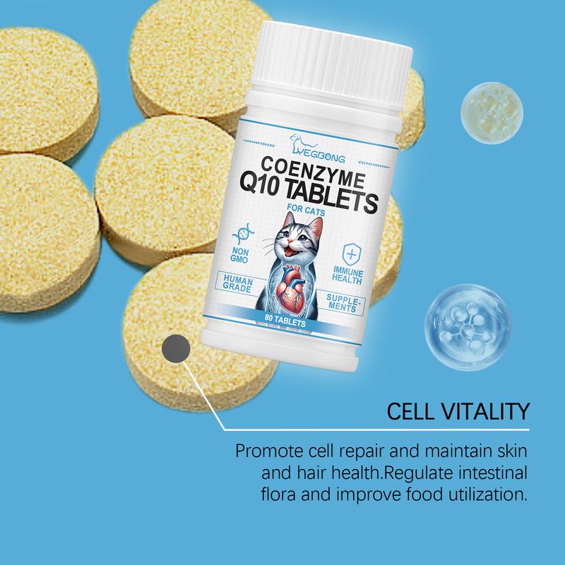Product Introduction of [OY Pet Shop] Cat Coenzyme Tablets Guard Health and Vitality Exclusive for Cats Coenzyme Q10 Absorption Nutrition Supplement 5