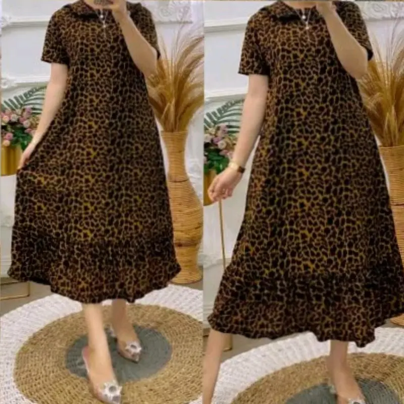 Dress Voxy Kerah Rempel Busui Friendly 1