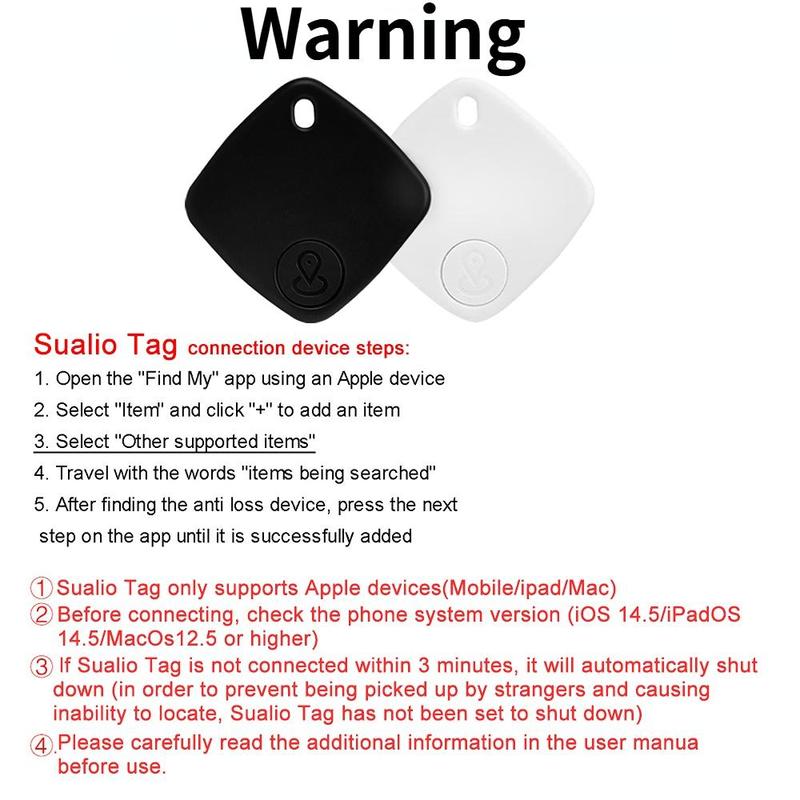 Product Introduction of Smart Tracker Item Finder, 1 Count Smart Item Locator for Keys, Bags, Luggage, Pets, Anti-lost Locator, GPS Tracker for iOS 2