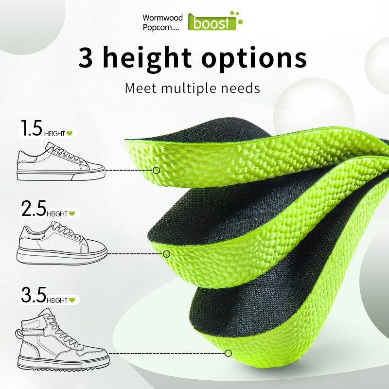 Product Introduction of Memory Foam Height Increase Insoles for Men Women Shoes Flat Feet Arch Support Orthopedic Insoles Sneakers Heel Lift Care Insole 6