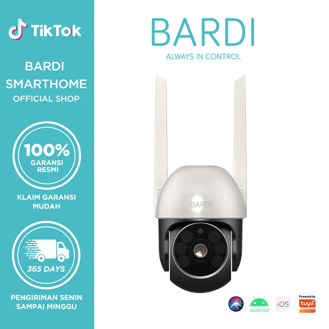 BARDI Smart IP Camera CCTV Outdoor PTZ  - Kamera Smart Wifi PTZ