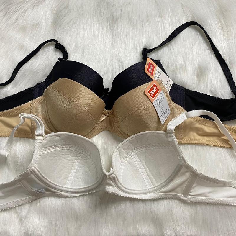 Áo ᵰgực Nữ  Bra ZENNY trơn, 2 móc cài, 3 móc cài, có gọng, không mút ,chất vải Voan Cotton ,Top bán chạy Women Ren -Xmas -Têt