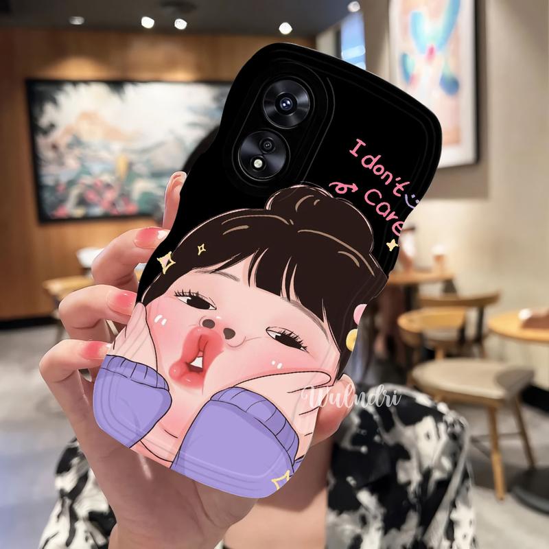 Product Introduction of Casing Couple Ugly Baby Gemoy Untuk OPPO A38 A18 A78 4G A58 4G A98 5G A17 A12 A5S A54 A96 Silikon Karakter Handphone NC-108 Case 127