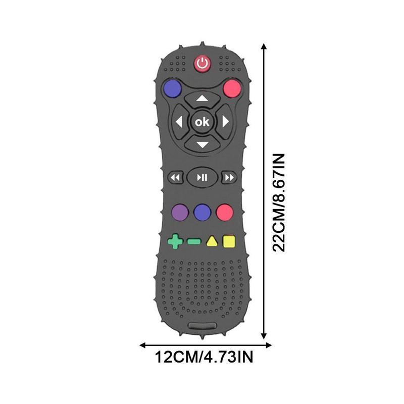 Product Introduction of 1Pcs Baby Teether TV Remote Control Shape Silicone Teether For Rodent Gum Pain Teething Toy W0N8 0