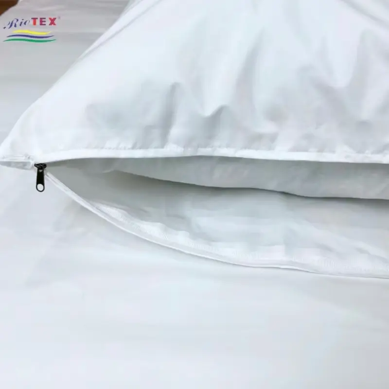 Vỏ Gối Chống Thấm Momo, Có Khóa Kéo Bảo Vệ Ruột Gối chống nấm mốc Dành Cho Gia Đình, KS..Kích thước 40x60, 50x70, 35x100cm 6