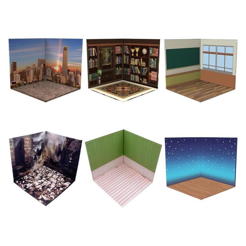 1/12 Backdrop Scene Model Simulation Scene Collection Diorama Layout ...