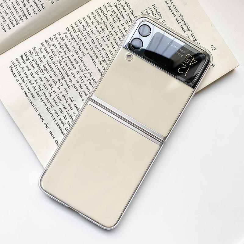 Product Introduction of For Samsung Galaxy Z Flip 4 Case Thin Soft Transparent High Clear Hard PC Phone Cases on For Galaxy Z Flip 3 5G ZFlip3 Cover 6
