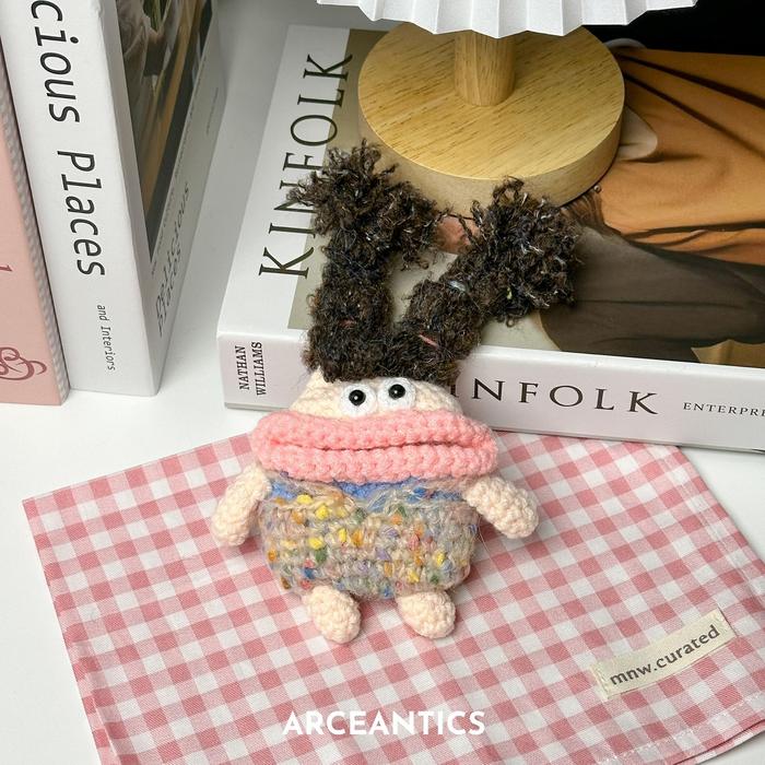Gambar ARCEANTICS - Airpods Case Crochet Sausage Mouth Gen 1 2 3 4 PRO Soft Silicone - Long Frizzy, Airpods Gen 1/2 dari Arceantics Kota Tangerang 5 Tokopedia