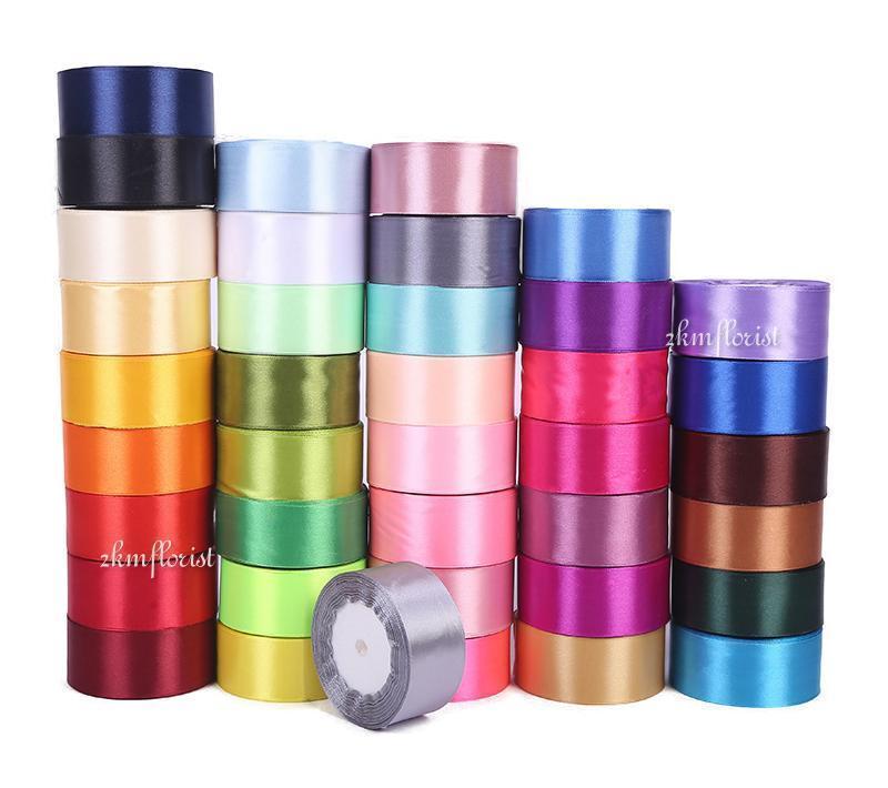 Product Introduction of (22M) 4CM SATIN Ribbon Reben Riben Gift Satin Organza Flower Bouquet Roll Happy Birthday Bunga Hadiah Hantaran Cake Stationery 3
