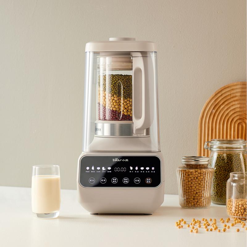 (CAMP) Máy làm sữa hạt 1.5L Bear PBJ-D08T1 - Xay nấu nhuyễn mịn, hoạt động êm ái - Hàng Chính Hãng