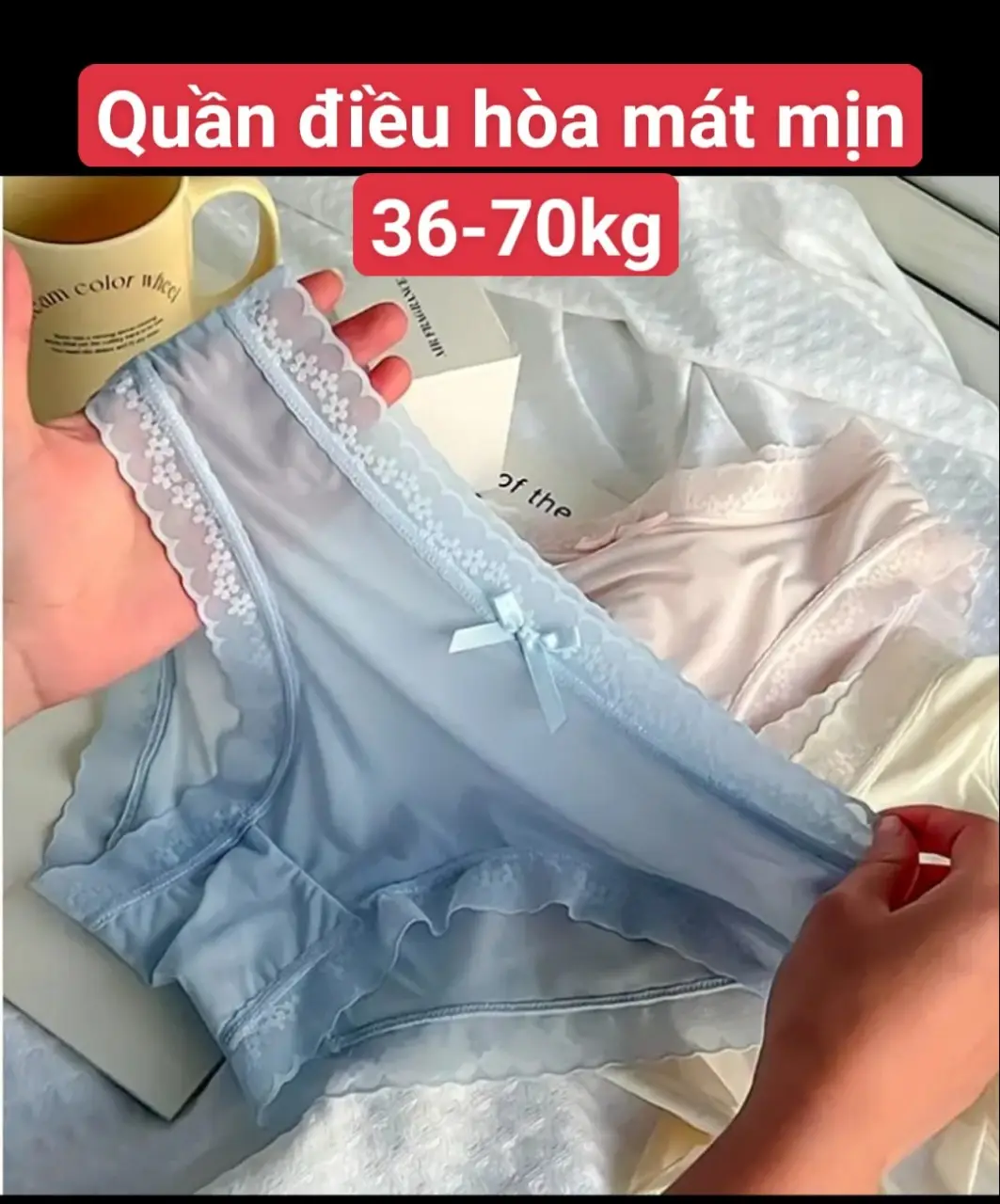 Combo 10 ( hoặc 5) quần (Không Tặng thêm) FASHION Q88 loại chất đẹp điều hoà mặc hè siêu  mát vải mịn quần lót nữ co giãn 4 chiều , viền ren tinh tế không dặm ngứa. có tách lẻ 5 quần cho khách mua ít