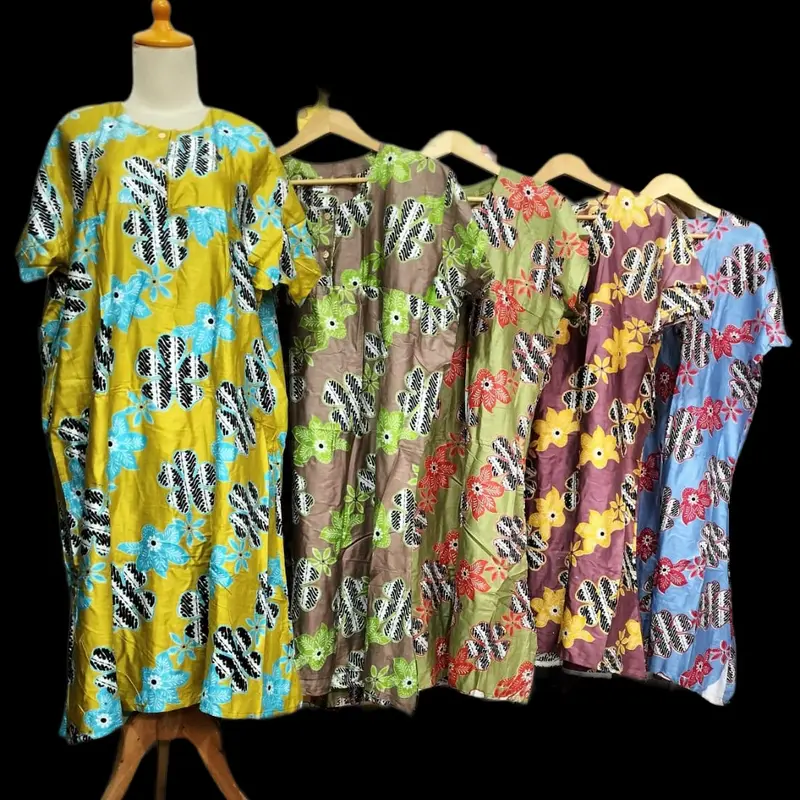 4 pcs daster payung jumbo Ld 140 cuma 120.000 motif Bunga 1