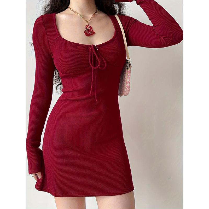 Sexy Digital Print Deep V Neck Long Sleeve Slim Bodycon Dress Sexy Digital Print Deep V Neck Long Sleeve Slim Bodycon Dress