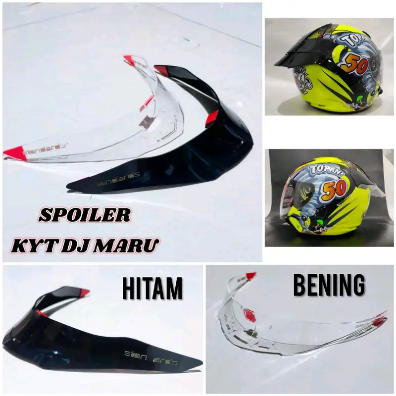 Spoiler Kyt Vendetta / Kyt K2 Rider / Kyt Falcon / Kyt Kyoto / Kyt Rc7 / Kyt Dj Maru / Kyt Galaxy / Spoiler Kyt TT Course / Spoiler Kyt R10 Motorcycle 1