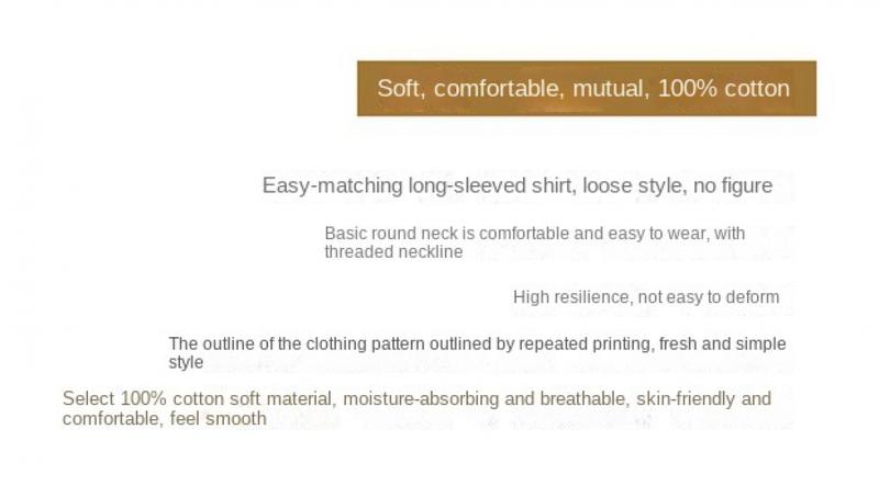 Product Introduction of Autumn new women's cotton sweater loose slim fit round neck multicolor sweater Western style inner wear bottoming shirt fashion tops 7