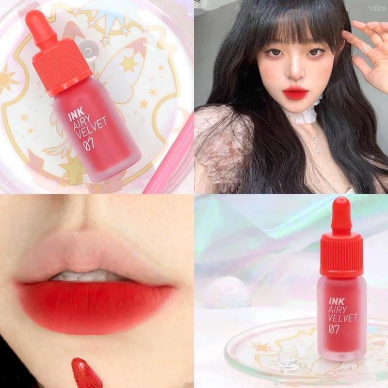 Son Kem Ink Peripera Velvet màu 07 đỏ cam cho Nữ - Son Môi Women