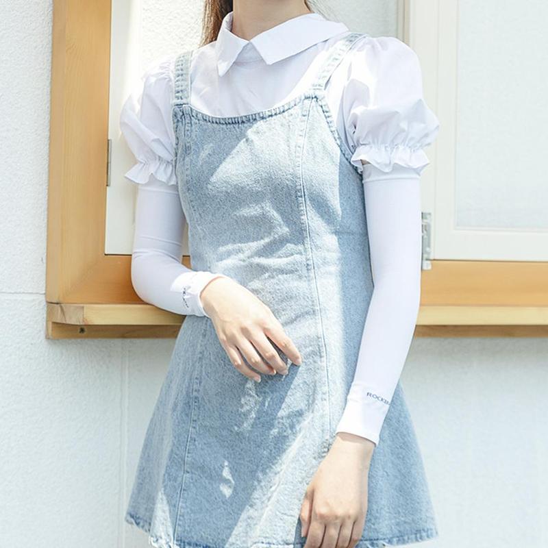 Product Introduction of Tay Áo Cánh Tay Lụa Lạnh 1 Cặp, Chống Nắng, Thoáng Khí, Nhanh Khô, Thích Hợp Cho Các Môn Thể Thao Ngoài Trời Và Đạp Xe, Che Cánh Tay, Dành Cho Nam Và Nữ 34