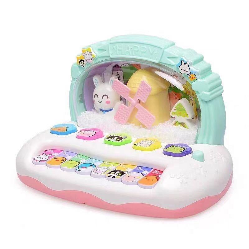Đàn Piano Âm Nhạc Cho Trẻ Em, Bộ Ghép Hình Giáo Dục Sớm Cho Trẻ Sơ Sinh 0-1-3 Tuổi, Bàn Phím Điện Tử Cho Bé Đồ Chơi 6-12 Tháng 10, Thích Hợp Cho Bé Trai Và Bé Gái, 2-4 Tuổi 4