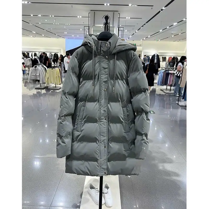 Áo phao nữ Zr dư xịn dáng dài chất liệu chần bông cản gió, chống nước AK2360 (áo dáng dài form nhỏ hơ 4