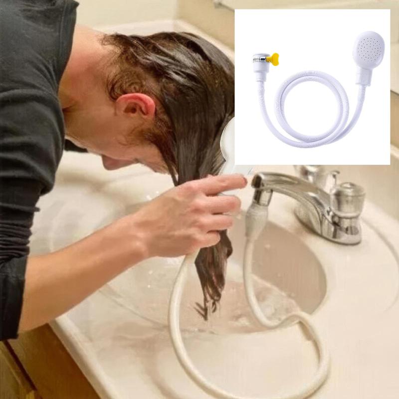 Product Introduction of Shower Head Extension, 1 Count Quick Connect Faucet Extension Shower Head, Multifunctional Connector  Shower Head for Home Bathroom Balcony Garden 6