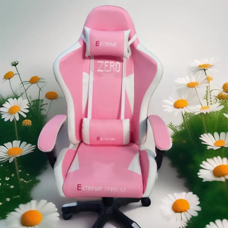 ghế zero s+ màu hồng bản không gác chân 0