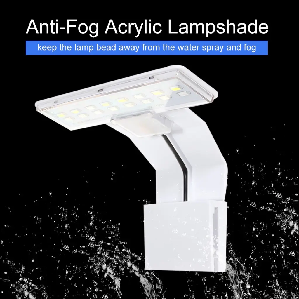 5W Aquarium LED Light Waterproof Fish Tank Light Aquarium Accessories