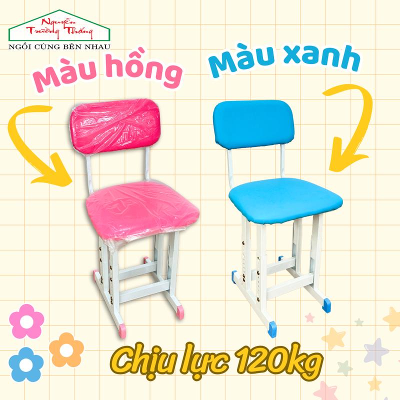 Ghế chống gù tăng chỉnh chiều cao cho học sinh chịu lực 120kg, 3 màu hồng, biển, lá chọn màu ghi chú vào đơn hàng 3