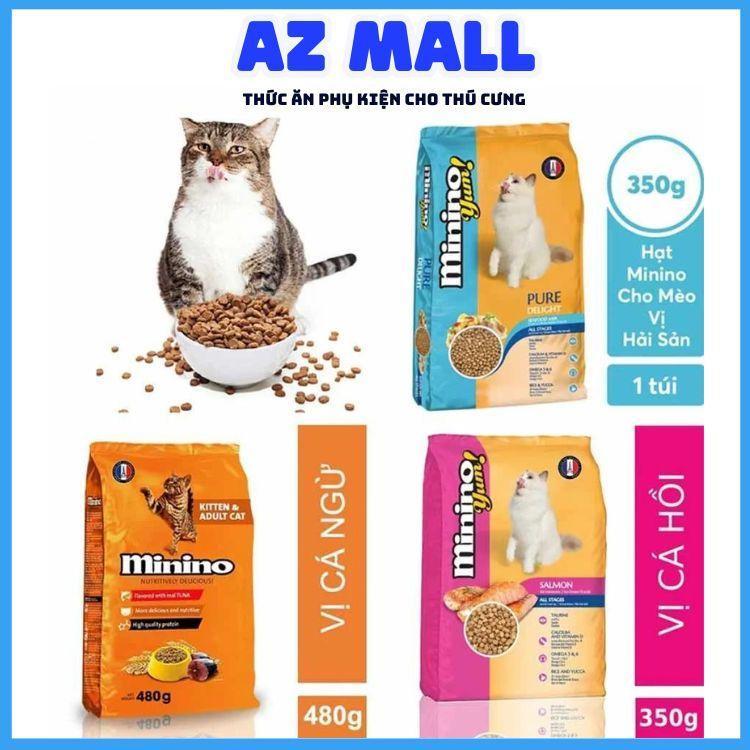 Thức Ăn Cho Mèo Từ 3 Tháng Tuổi Hạt Minino Đủ Vị - Miki Petshop hat meo