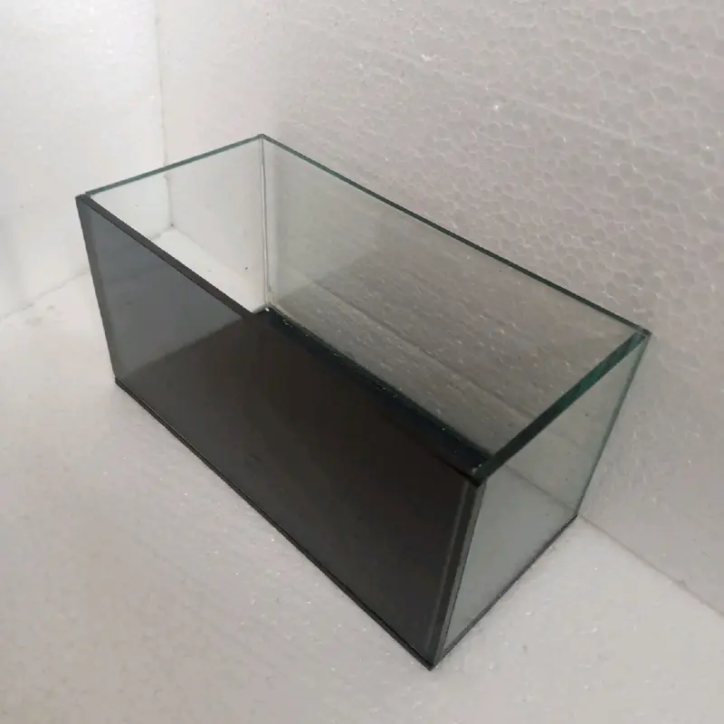 AQUARIUM AQUASCAPE UKURAN 30*15*15 KACA HITAM UNTUK IKAN CHANA/GABUS LOKAL 2