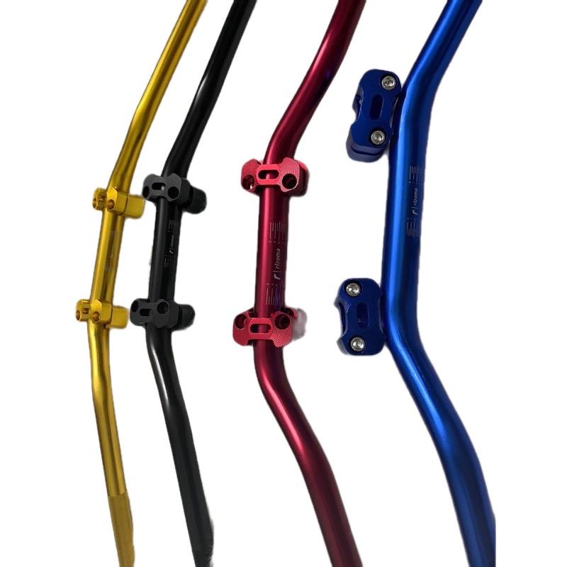 Ghi đông trung quốc xe điện + Cùm nâng CNC_Ghi đông trung quốc rizoma 28mm hàng loại 1 Phụ Tùng