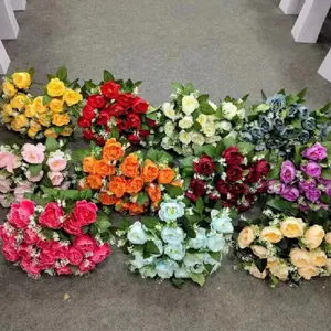 [COD] Zeita - Bouquet bunga P618 18HD Artifisial Dekorasi Tanaman