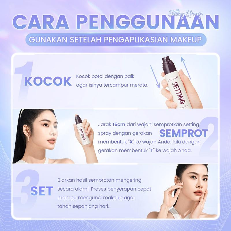 FOCALLURE #PerfectLock Hydrating & Nourishing Setting Spray  1pcs FA352 5