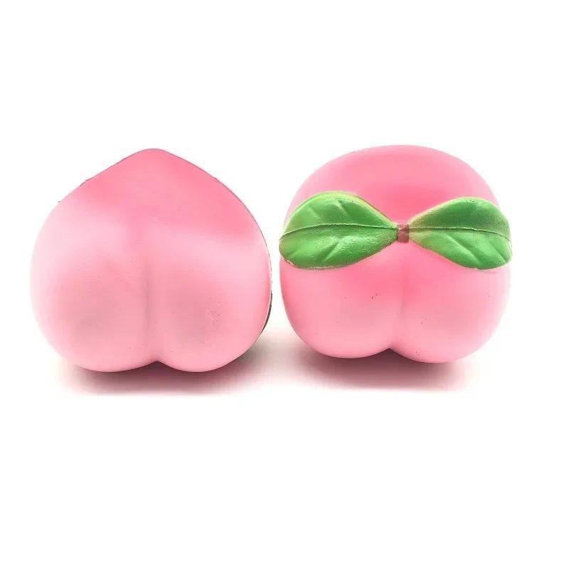 Imitation Peach Kawaii Peach Squishy Furit Cream Scented Slow Rising ...