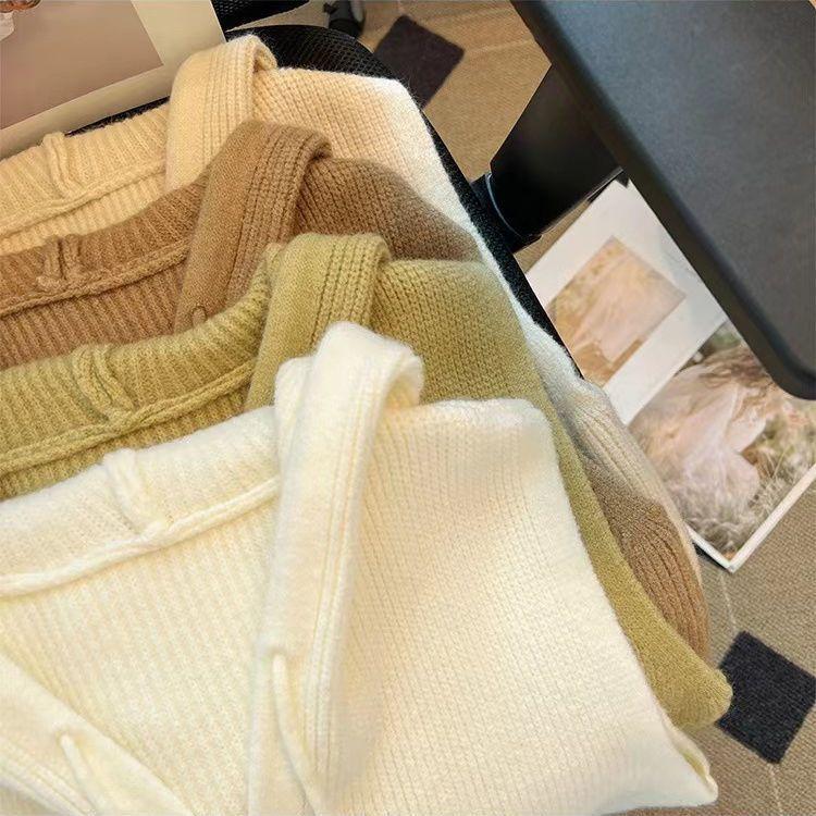 Áo Ghi Lê Cardigan Không Tay Có Mũ Trùm Đầu, Thiết Kế Ngắn, Hàng Mới Về, Áo Ghi Lê Dệt Kim, Áo Vest Dáng Rộng, Áo Khoác Len, Quần Áo Nữ, Năm 2024 5