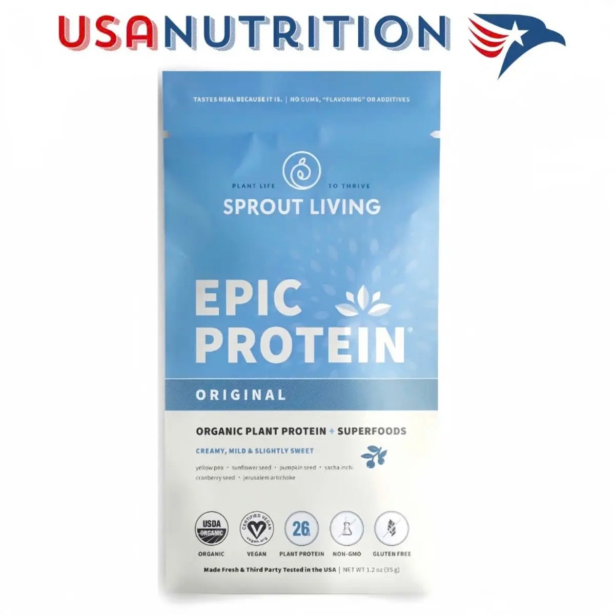 Đạm thực vật hàng đầu thế giới tạp chí Forbes bình chọn Epic Protein : gói SAMPLE