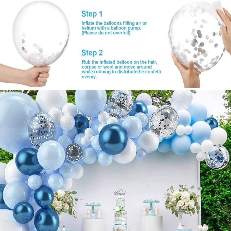 Product Introduction of Balloon Arch Kit, 104pcs Mixed Color Latex Balloon, Atmosphere Scene Layout Decoration Supplies for Wedding Birthday Festival Party 14
