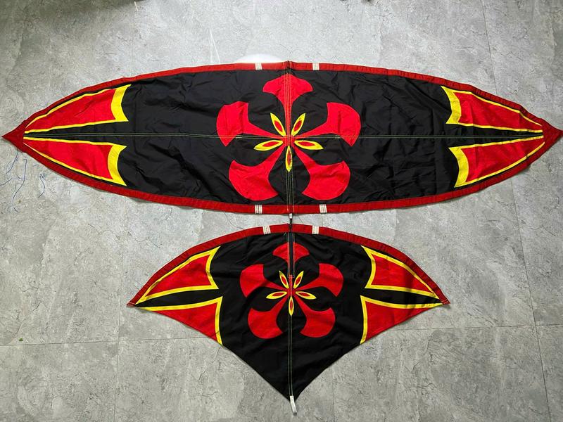 Áo diều hoa phượng đỏ dùng cho khung diều 2m Sản phẩm nguyên áo diều không kèm khung