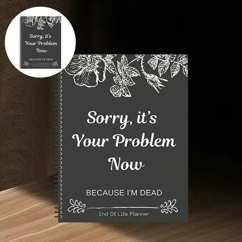 End-of-Life Planner Notebook, 1/4 Counts Appointment Book, Daily Journal & To-do List Organizer, Great Gift for Dreams Wishes Secrets